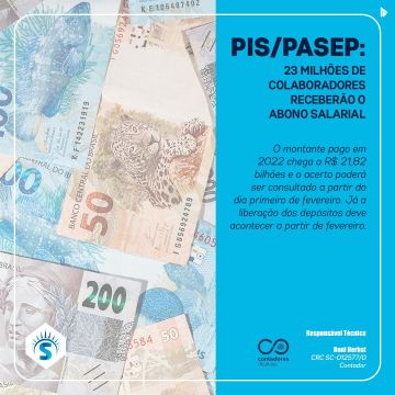 PIS/Pasep: 23 milhões de colaboradores receberão o abono salarial